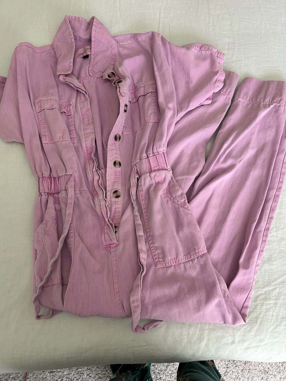 Universal Thread Women's Pink Utility Jumpsuit Boilersuit